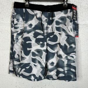 Speedo Men's Print Bondi Basin 20" Boardshorts Anthracite 2XL